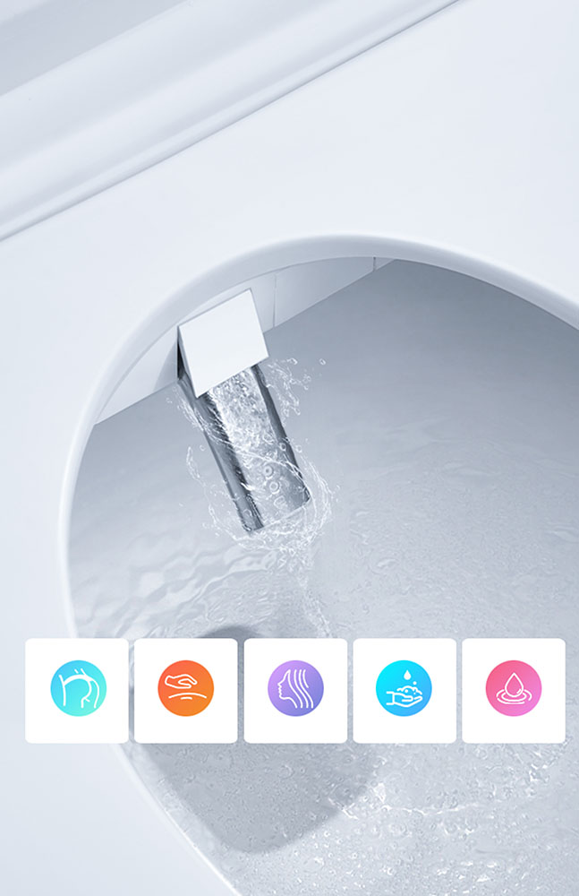 7 toilet with bidet shower